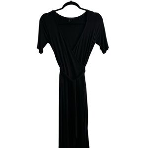 Black Wrap Dress